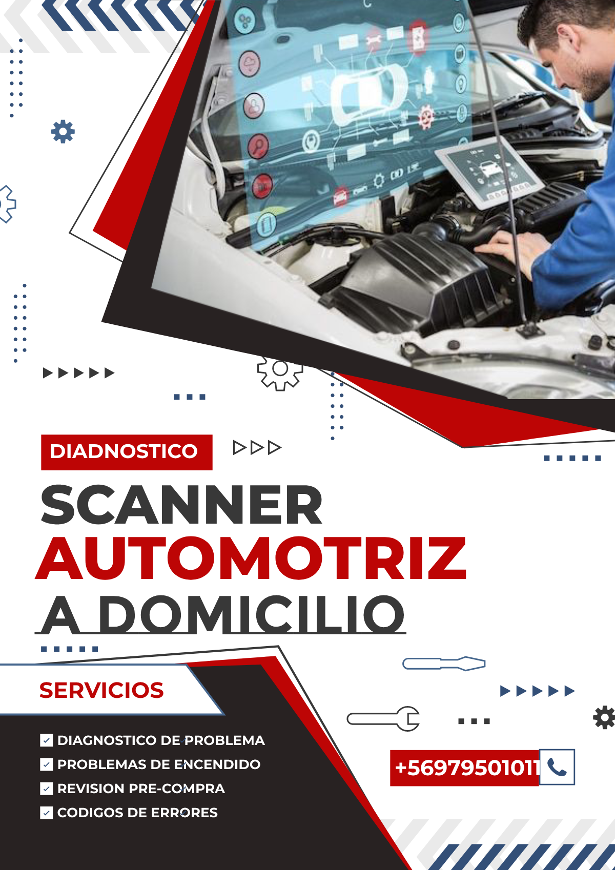 Servicio de scanner automotriz a domicilio 1 servicio de scanner automotriz a domicilio
