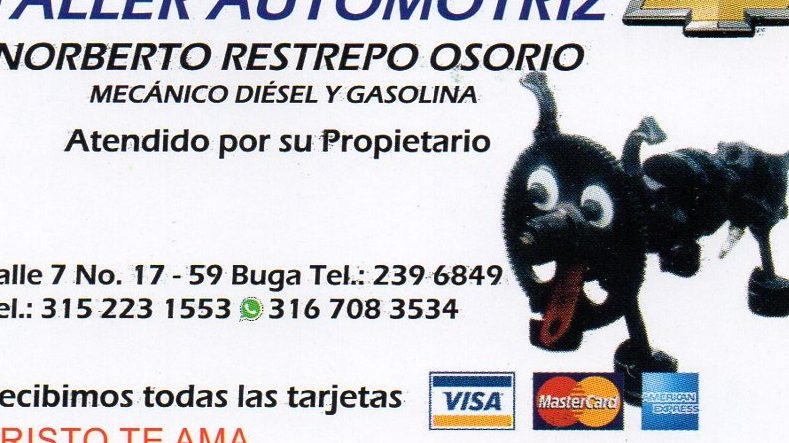 TALLER AUTOMOTRIZ NORBERTO RESTREPO OSORIO 1 taller automotriz norberto restrepo osorio