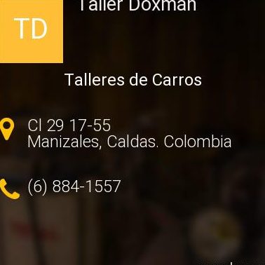 Taller Doxman 1 taller