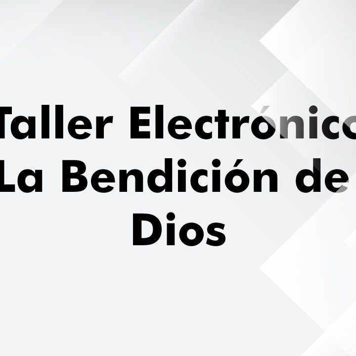 taller la bendición de Dios 1 taller la bendicion de dios